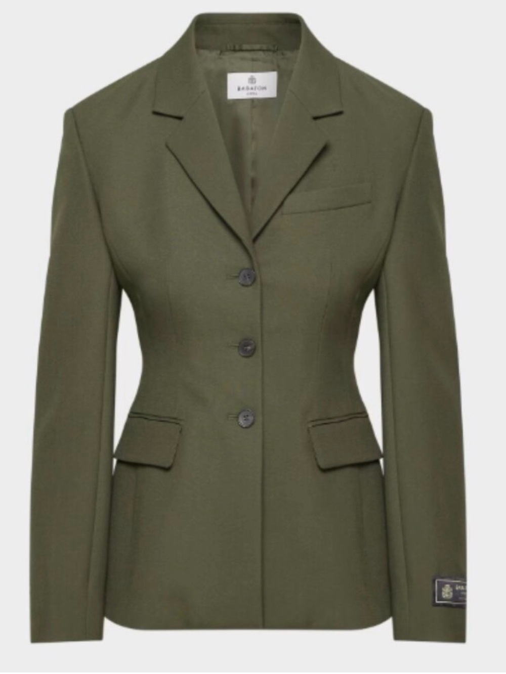 Aritzia Babaton Dark Olive Standout Blazer- (Re)ssential